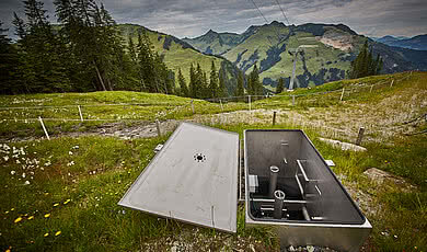 Ein kleiner Quellwassersammler von Harasser Trinkwasserbehälterbau