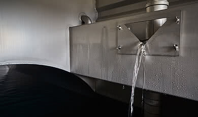 Trinkwasserbehälter aus hochwertigem Edelstahl von Harasser Trinkwasserbehälterbau
