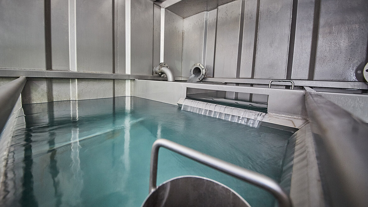 Trinkwasserbehälter aus hochwertigem Edelstahl von Harasser Trinkwasserbehälterbau
